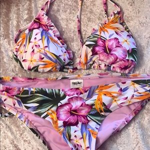 Floral bathing suit